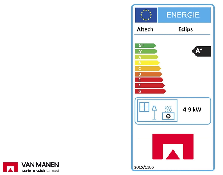 Altech Eclips Houtkachel