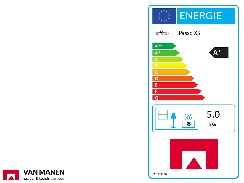 Spartherm Passo XS Style Houtkachel