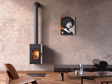 Harrie Leenders Lobbe Compact Houtkachel