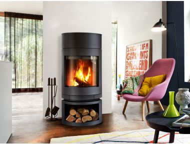 Skantherm Emotion S draaibaar showroommodel Houtkachel
