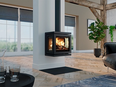 Dik Geurts Vidar Triple Small Wall Houtkachel