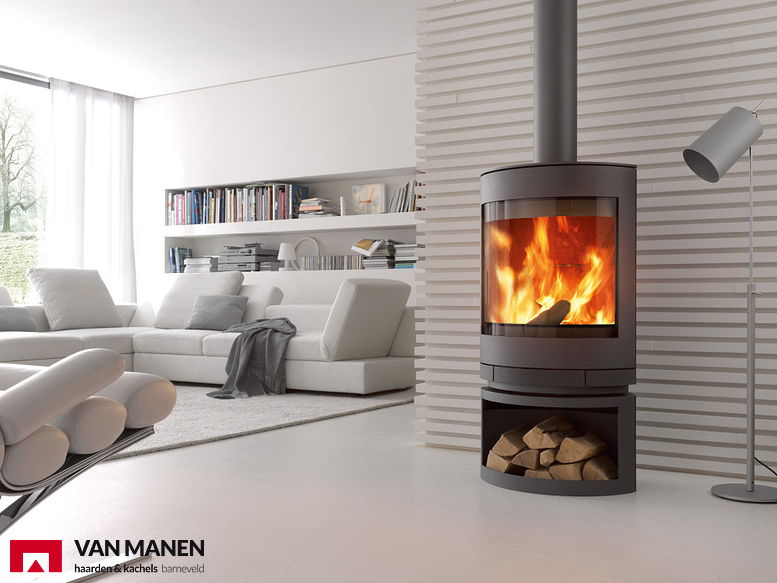 Skantherm Emotion S draaibaar showroommodel Houtkachel