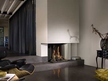 Barbas Gas Fire Smart Panorama 45-45 Gashaard