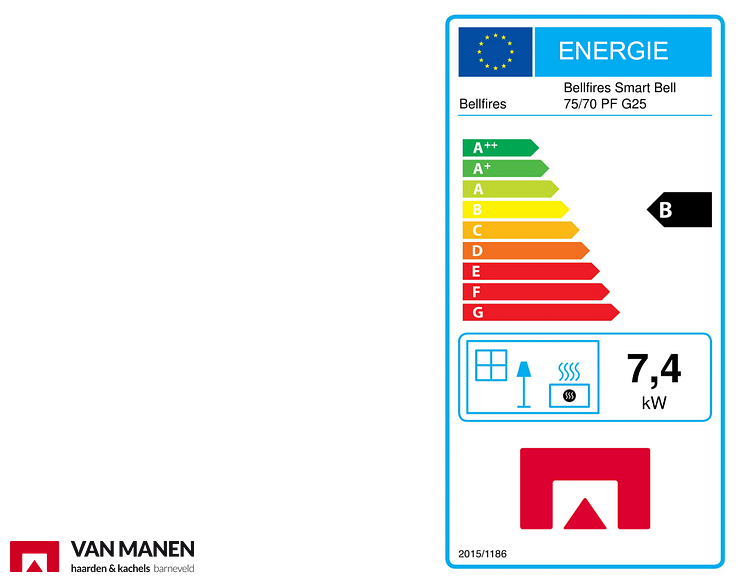 Bellfires Smart bell 75/70 Gashaard