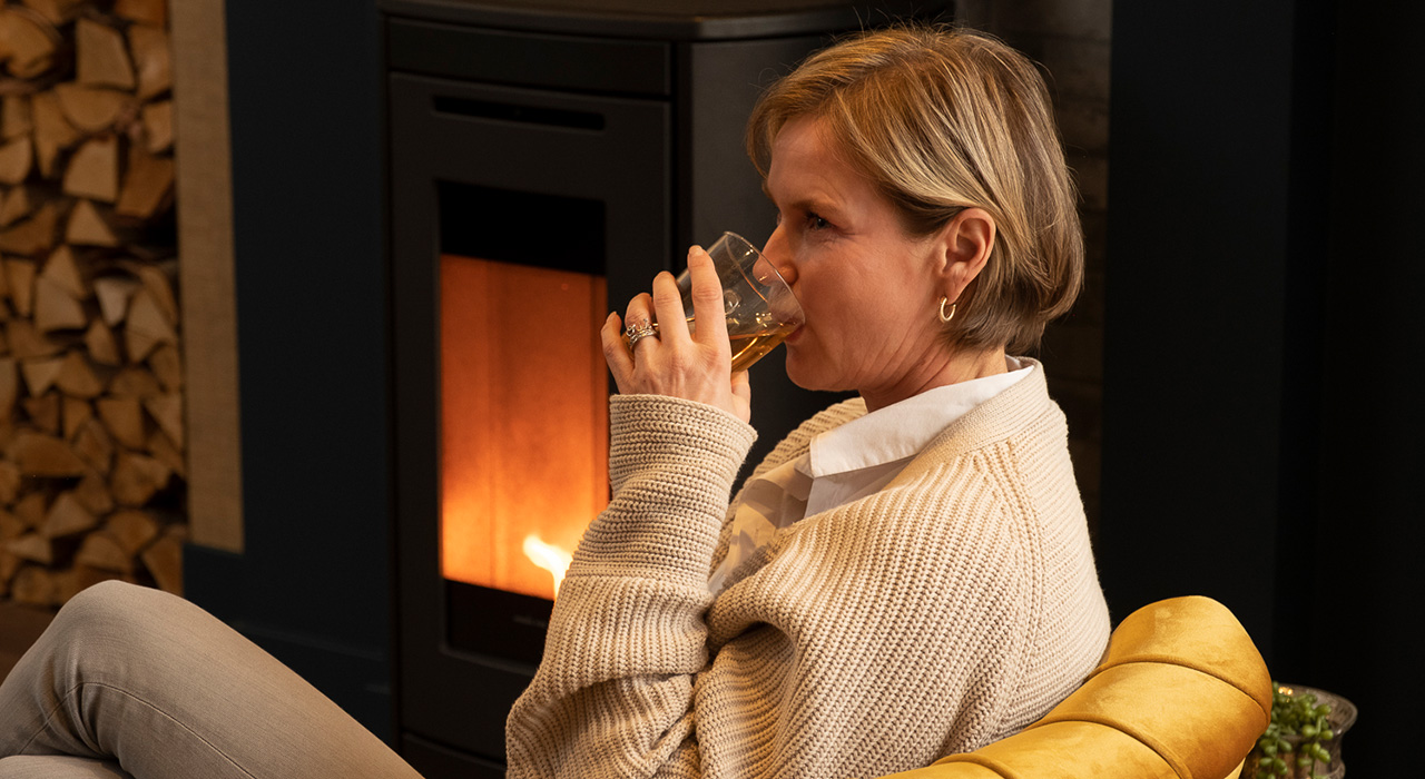 Verwarmen zonder gas, maar met een pelletkachel