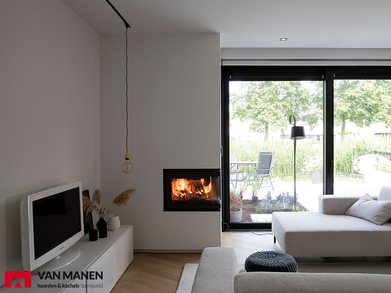 Dik Geurts Instyle Corner Slim 660/495 Houtkachel