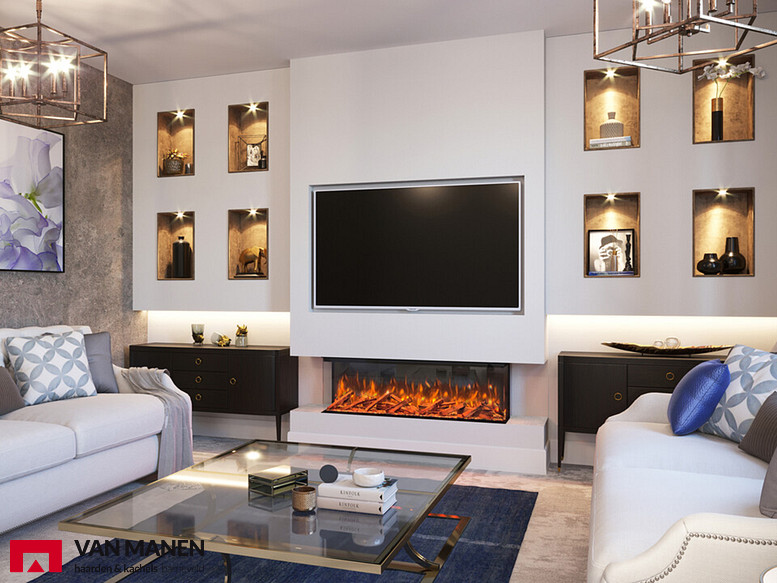 Fair Fires Tru Vizion Pano 1250 Elektrische haard