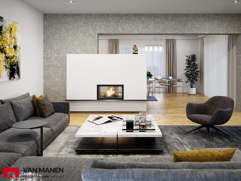 Ruegg Violino Tunnel 45x80 Houtkachel