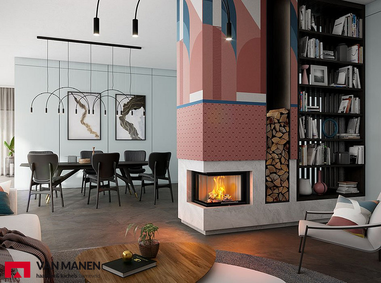 Spartherm Linear corner 59x39x44 Houtkachel