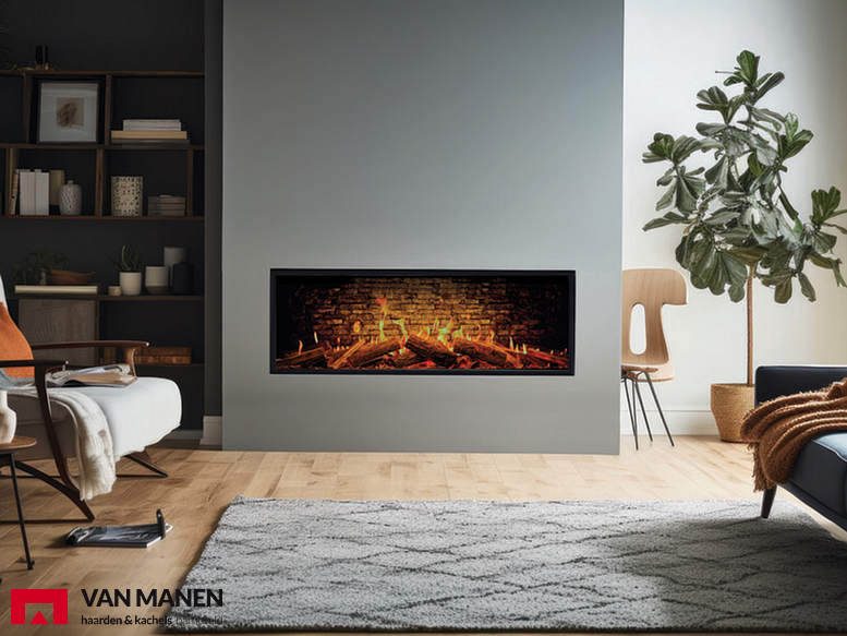 Fair fires Tru vizion solution true flame 1500 lcd Elektrische haard