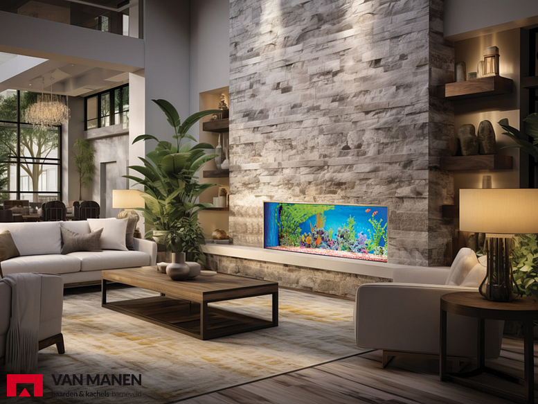 Fair fires Tru vizion solution true flame 1500 lcd Elektrische haard