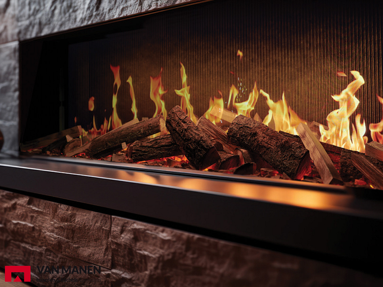 Fair fires Tru vizion solution true flame 1500 lcd Elektrische haard