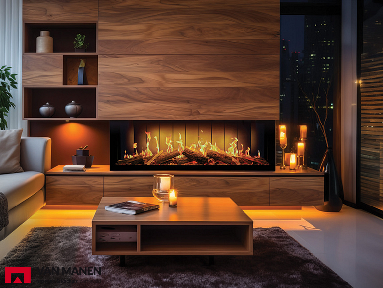 Fair fires Tru vizion solution true flame 1500 lcd Elektrische haard