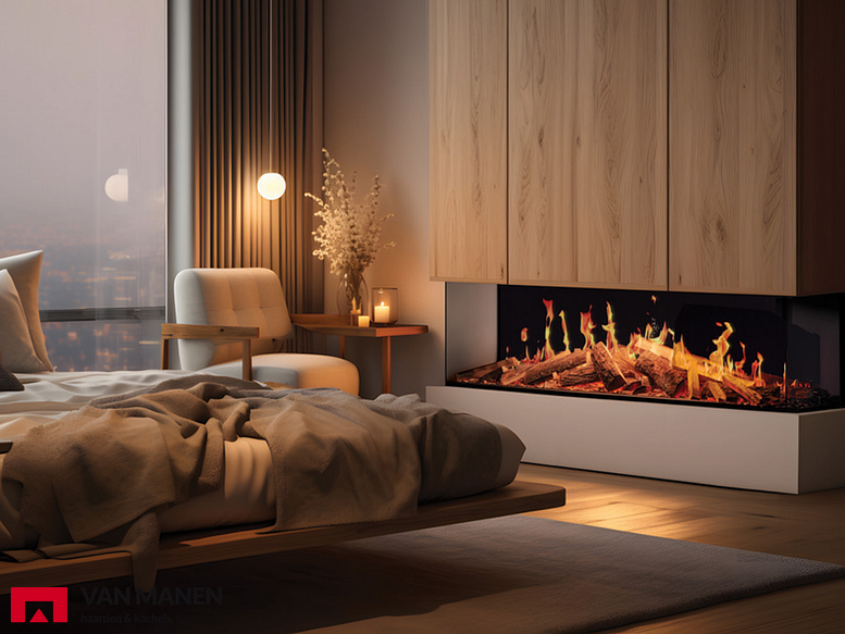 Fair fires Tru vizion solution true flame 1500 lcd Elektrische haard