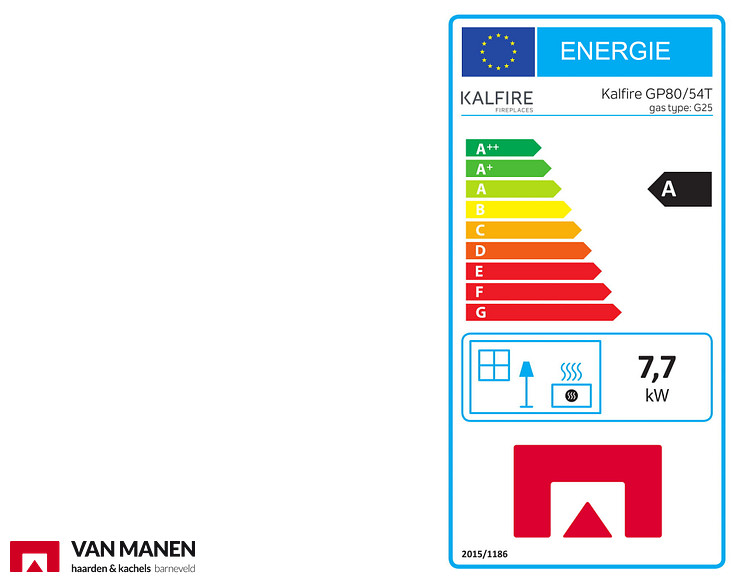 Kalfire GP80/54T Gashaard