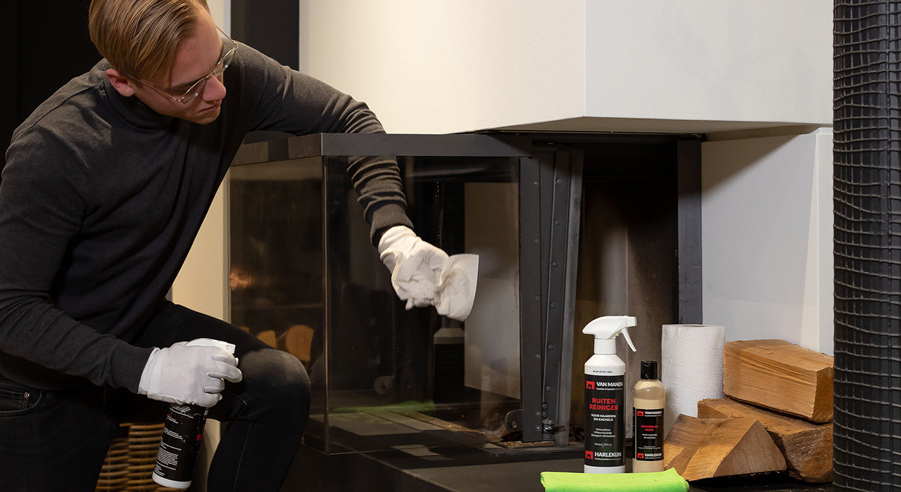 Ruit gaskachel schoonmaken