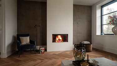 De gaskachel vervangen door een houtkachel