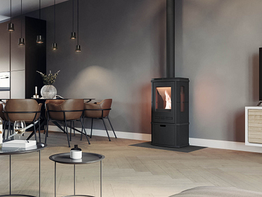 Altech Torus pellet 3 zijdig Pelletkachel