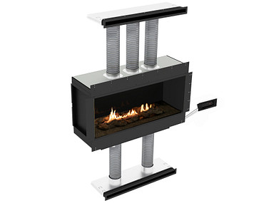 Planika panorama front Bio-ethanol haard