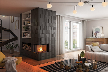 Spartherm Premium corner 58x39x51 Houtkachel