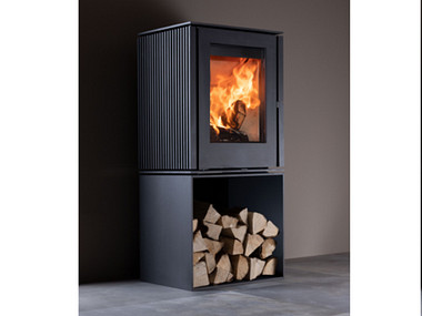 Trimline Woody Loft onderstel staal Houtkachel