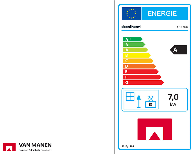 Skantherm SHAKER Houtkachel