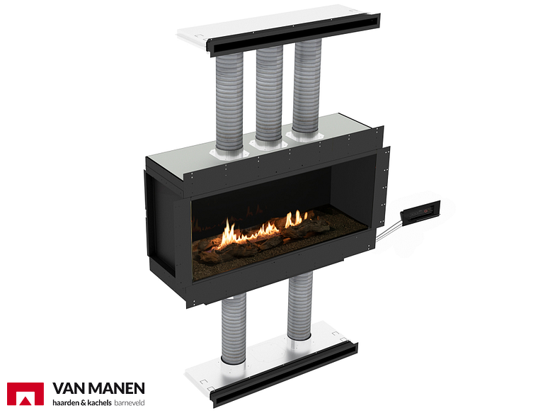 Planika panorama front Bio-ethanol haard