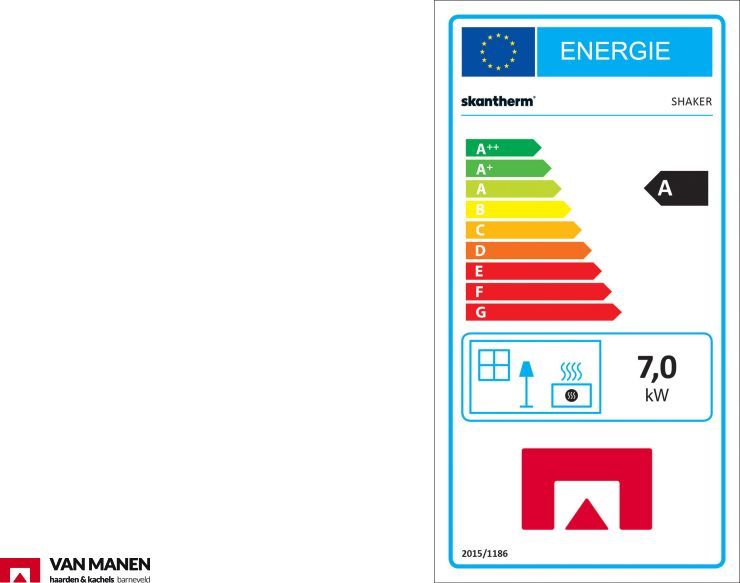 Skantherm SHAKER showroommodel Houtkachel