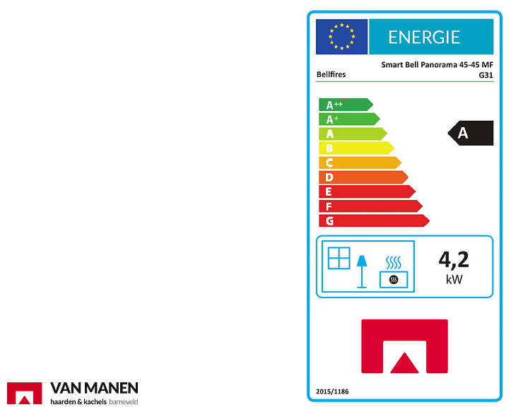 Bellfires Smart Bell Panorama 45/45 Gashaard