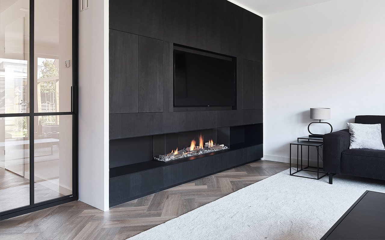 Tv meubel met sfeerhaard