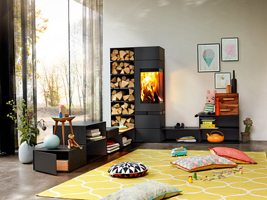 Skantherm Elements hoek Houtkachel