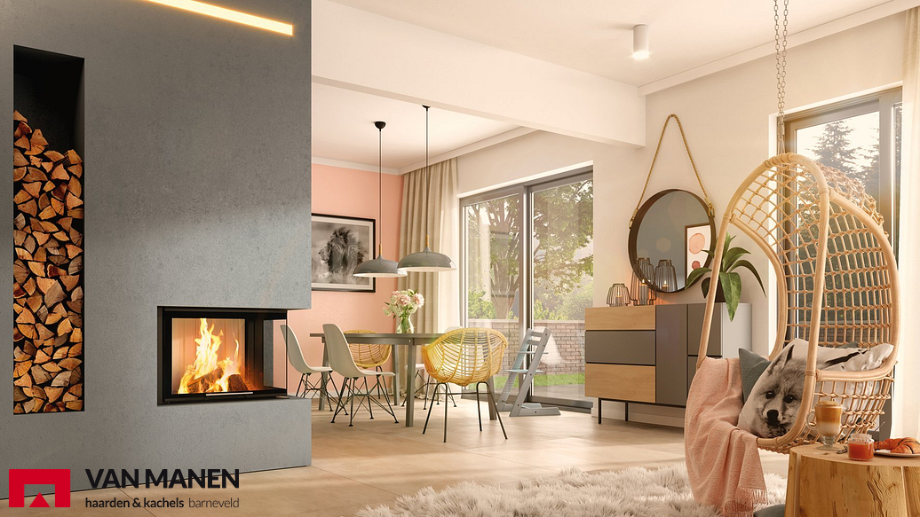 Spartherm Linear Corner 68x40x50 Houtkachel