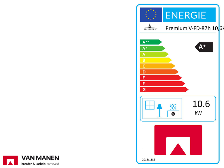 Spartherm Premium tunnel 87x50 Houtkachel